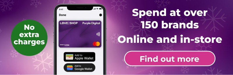 purple cross sell love2shop no fee