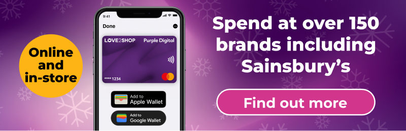 purple cross sell sainsburys