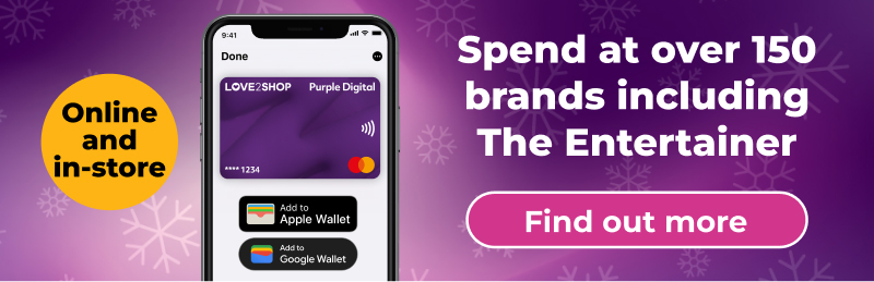 purple cross sell the entertainer